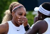 Serenos Williams sugrįžimo turnyras baigėsi vos prasidėjęs