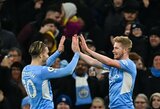 „Premier" lygoje – užtikrinta „Man City" pergalė ir apmaudus „Tottenham" pralaimėjimas prieš „Southampton"