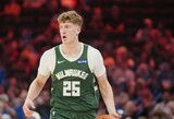 Jakučionis rezultatyviai atidarė NBA sezoną