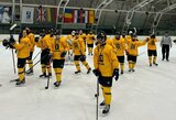 Lietuvos jaunių ledo ritulio rinktinė tęsia pergalingą pasirodymą pasaulio čempionate
