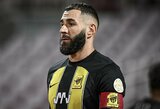 Karimui Benzema nerūpi, kad pagal įvarčius jį aplenks Cristiano Ronaldo: „Svarbiausia - čempionų titulas“