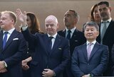 UEFA pradėjo Infantino pašalinimo iš FIFA prezidento posto procedūrą