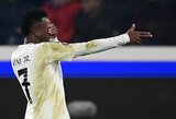 „Real“ pergalę prieš „Atalantą“ apkartino K.Mbappe patirta trauma