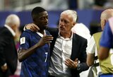 Deschampsas paliko Prancūzijos rinktinės stovyklą