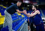 Šengelija pakomentavo didelį „Barcelona“ lyderių amžiaus vidurkį