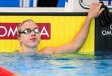 Įspūdingai startavusi ir rekordo tempą lenkusi R.Meilutytė į pasaulio čempionato finalą pateko su geriausiu rezultatu