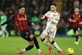 Dviejų įvarčių deficitą panaikinęs „Liverpool“ galiausiai krito prieš „Bournemouth“