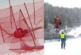 Sraigtasparniu į ligoninę išgabenta Lindsey Vonn nutraukė tylą