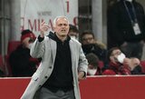 J.Mourinho pasidžiaugė, kad atsisakė „AC Milan“ trenerio posto