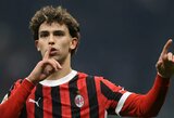 J.Felixas „Milan“ gretose debiutavo įvarčiu, jie žengė į taurės pusfinalį