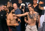 Carukijanas vos nesusimušė su varžovu: UFC apsauga turėjo skubiai įsikišti