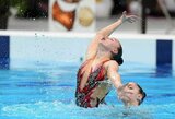 M.Dambrauskaitė ir L.Liandzbergaitė baigė pasirodymą Europos jaunių dailiojo plaukimo čempionate
