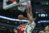 „Bucks“ žvaigždės neturėjo šansų prieš „Hawks“ 