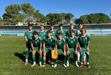 Lietuvos U-19 futbolo rinktinei nepavyko pasiekti revanšo Albanijoje