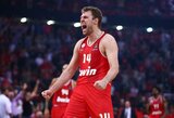 Įspūdingai rungtynes pradėjusi „Olympiacos“ įsirašė pergalę ketvirtfinalyje