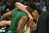 G.Antetokounmpo praleis atkrintamųjų pradžią