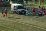 Siaubingas susidūrimas: prarytas liežuvis ir šešios siūlės