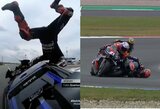 Nyderlanduose – „MotoGP“ lyderių incidentas, F.Bagnaios pergalė ir pirmas M.Bezzechi podiumas