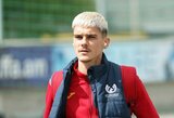 Matas Vareika Armėnijoje pelnė įvartį iš aikštės vidurio, Edvinas Gertmonas Rumunijoje praleido 4 įvarčius