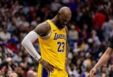 LeBroną kamuoja dvi traumos