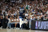 „Timberwolves“ žvaigždė nepatenkintas savo žaidimu: „Tiesiog stovėjau aikštėje“