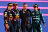 G.Russellas prognozuoja „Red Bull“ pergales visuose šių metų etapuose, M.Verstappenas mano, kad F.Alonso neleis to padaryti