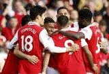 „Arsenal“ triuškinamą pergalę apkartino B.Saka patirta trauma 