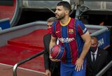 S.Aguero atskleidė, kuo skiriasi „Barcelonos“ ir „Man City“ požiūris į treniruotes