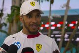 Lewisas Hamiltonas „Ferrari“ vadovui: „Nebūk toks jautrus, aš galėjau pasakyti ir daug baisesnių dalykų“