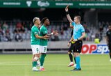 Rungtynių pradžioje dešimtyje žaisti likęs „Kauno Žalgiris“ minimaliu rezultatu nusileido „Arda“