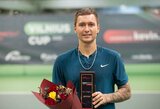 Vilniuje – dviguba Kazachstano tenisininko pergalė