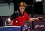 Europos jaunių ir jaunučių stalo teniso čempionate – trijų lietuvių pergalių serijos