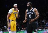 Sugrįžęs A.Davisas padėjo „Lakers“ laimėti prieš „Nets“ 