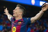 Robertas Lewandowkis per vienerias rungtynes pagerino tris Čempionų lygos rekordus