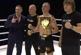 „Blade Fights“: du varžovus nokautavęs Ž.Ramaška iškovojo „Grand Prix“ titulą, pergales šventė ir D.Danyla su M.Veržbicku