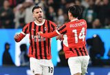 2 įvarčių deficitą panaikinęs „AC Milan“ nugalėjo „Inter“ ir iškovojo Italijos Supertaurę 