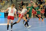 Europos rankinio čempionato atranką lietuvės pradėjo pralaimėjimu Lenkijoje