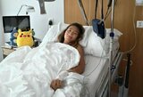 Olimpinė teniso čempionė gulėsi ant operacinio stalo: „Artroskopinė operacija buvo geriausia išeitis“