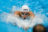 Prasidėjusiame Lietuvos plaukimo čempionate – lyderių pergalės ir nauji rekordai