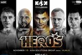 „KOK Mega Series Hero’s“ turnyre – ne tik S.Maslobojevas, bet ir kitos Lietuvos kovinio sporto žvaigždės