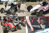 Greičiausiems Europos autokroso meistrams Vilkyčiuose pirštinę mes ir Lietuvos čempionai