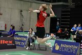 Lietuviai ambicingai pradėjo Europos jaunių badmintono čempionato asmenines varžybas