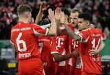 „Bayern“ Vokietijos „DFB Pokal“ taurės ketvirtfinalyje susitvarkė su „RB Leipzig“