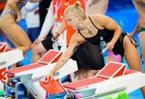 Olimpinė čempionė R.Meilutytei Paryžiuje prognozuoja medalį: „Ji bus labai greita“