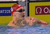 Europos plaukimo čempionate niekas nepriartėjo prie Dano Rapšio rekordo