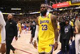 „Lakers“ ketina riboti L.Jameso laiką aikštėje