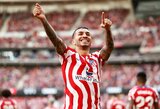 „Atletico“ pasiekė pergalę prieš „La Liga“ vidutiniokus