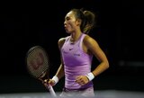 „WTA Finals“: olimpinė čempionė „nušlavė“ ketvirtąją pasaulio raketę ir pateko į pusfinalį 