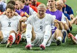 „Jaučiu didžiulę vienybę, kurią be galo jautru stebėti“: Haalandas emocingai sureagavo į istorinę Norvegijos pergalę