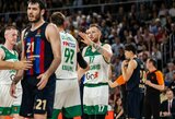 Nuožmiai kovojęs „Žalgiris“ dar kartą suklupo Barselonoje